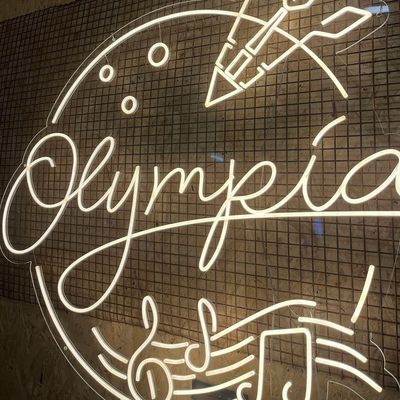 2- Дизайн на заказ Гибкая ленточная лампа освещение Татуировка Имя Игровой логотип Студия LED Неонный знак