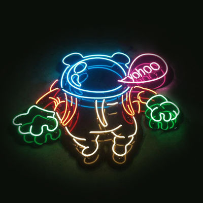 12V водонепроницаемый RGB гибкий кремниевый неоновый светодиодный знак для украшения праздничных вечеринок