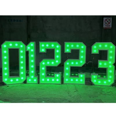 Декорация Light Up Marquee Буквы в индивидуальном цвете для вечеринки День рождения Любовь Стол
