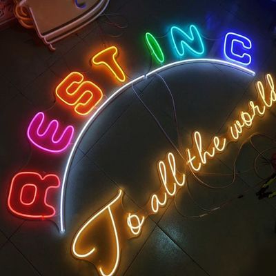 Неоновые знаки с LED на заказ День рождения Для стены Розовый декор комнаты Счастливые дни рождения Неоновые знаки
