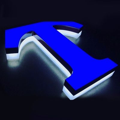 Специализированные винтажные металлические вывески с подсветкой буквы LED 3D освещенные знаки для рекламы