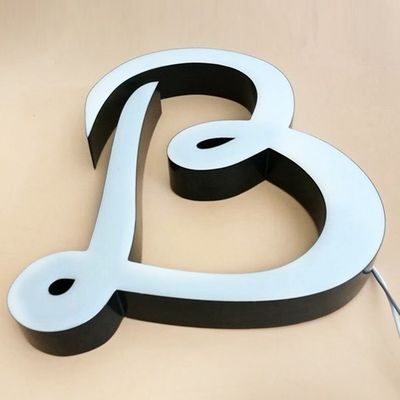 Специализированные винтажные металлические вывески с подсветкой буквы LED 3D освещенные знаки для рекламы