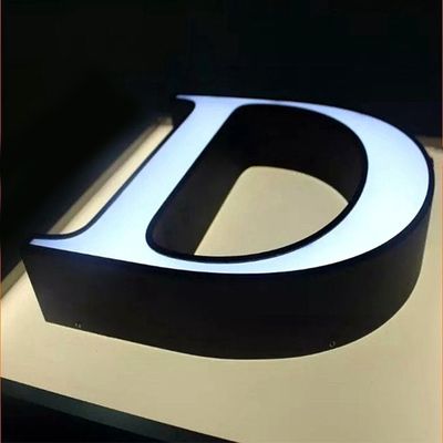 Специализированные винтажные металлические вывески с подсветкой буквы LED 3D освещенные знаки для рекламы