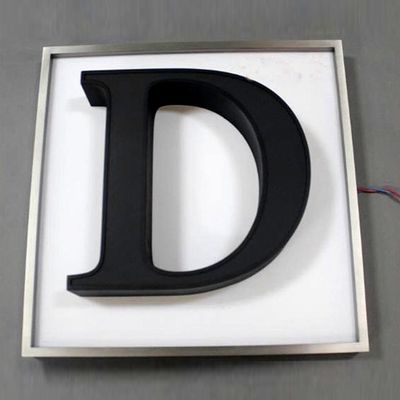 Специализированные винтажные металлические вывески с подсветкой буквы LED 3D освещенные знаки для рекламы