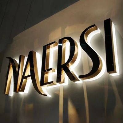 Настраиваемый размер Светодиодный световой знак Температура 28C Для приема компании