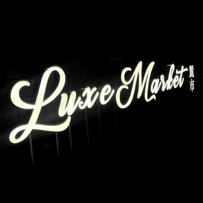 Настраиваемый размер Светодиодный световой знак Температура 28C Для приема компании