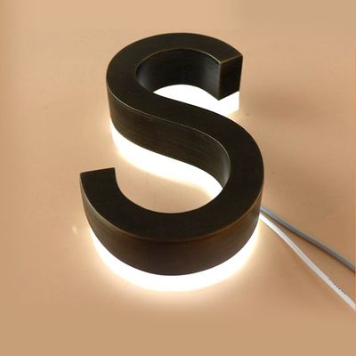 Светодиодные модули освещают специальные буквы и логотипы из нержавеющей стали для вашего бизнеса