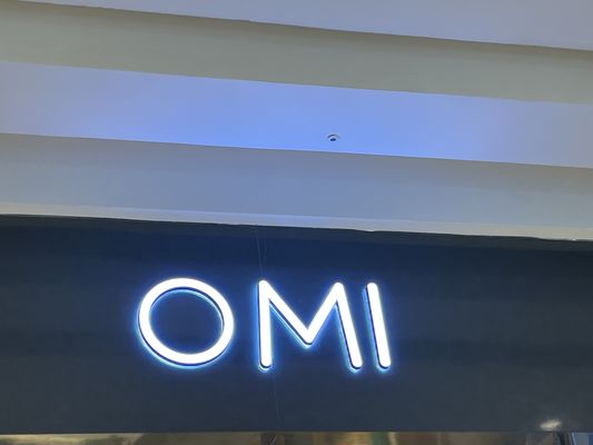 LED акриловые изготовленные 3D освещенные витрины магазина размерные буквы