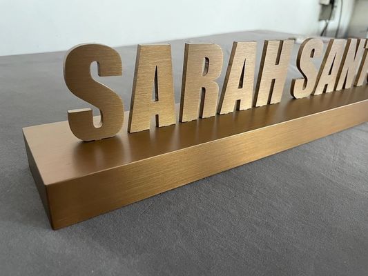 Универсальные 3D зеркальные/черные настенные письма из нержавеющей стали для рекламы и бизнеса