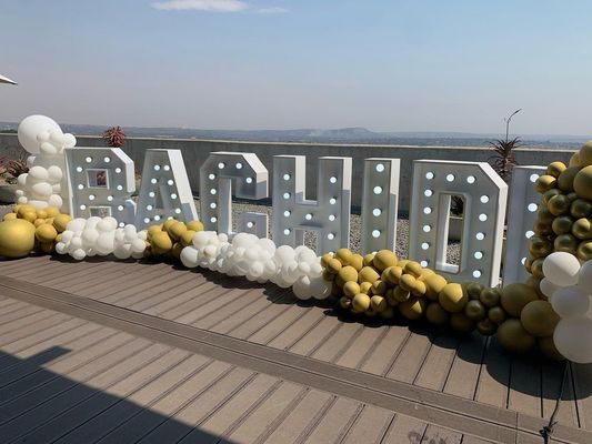Настраиваемый размер 4 футов светодиодные лампочки письма для свадебного украшения