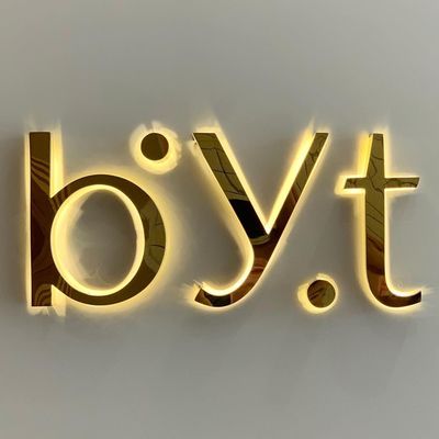 Офисные настенные буквы логотип в 3D светодиоде для пользовательских металлических рекламных рекламных вывесок
