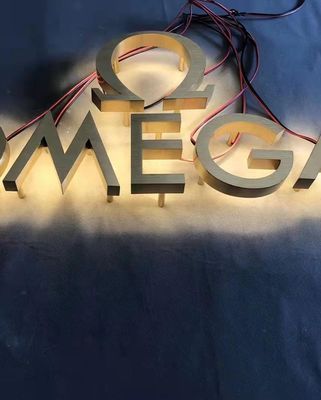 Снежная стена Знак Металл 3D светодиодный нержавеющая сталь подсвеченный письмо для рекламной вывески