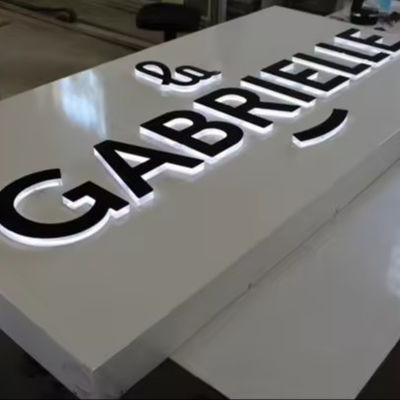 Акриловые светодиоды с подсветкой Ришанг Light Letter Box Signage для внутренней и наружной рекламы