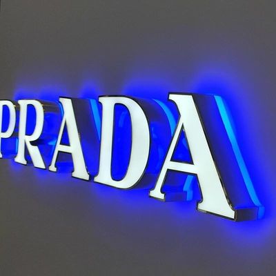 Наружный дверной проем LED акриловый двусторонний щит с многоцветным освещенным логотипом